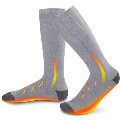 China Factory Drop Shipping QUICK DRY Battery Charged Heated Socks USB Heated Socks For Men And Women for sale