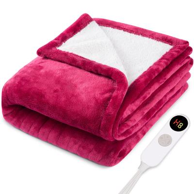 China Other electric blanket heating enthusiasts covering levels 6 and 1-8 hours of automatic, heating blanket with ETL and FCC certificated for sale