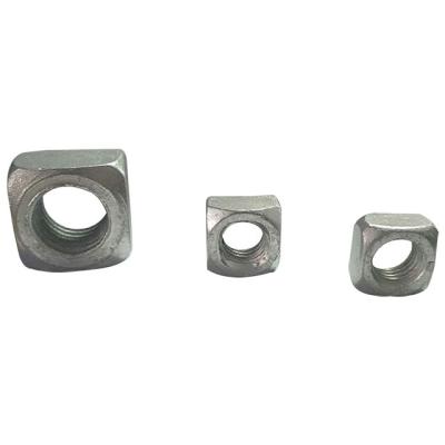 China Power Steel Accessories ANSI Square Nut With Hot Dip Galvanizing for sale