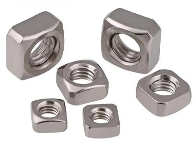 China ANSI Steel Square Nut With Hot Dip Galvanizing HDG Square Nut For Electric Power for sale