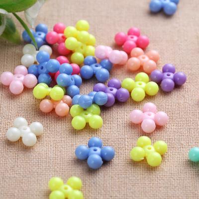 China Modern Mixed Color Loose Bead Necklace Bracelet Making Plastic Acrylic Beads For DIY Jewelry Making for sale