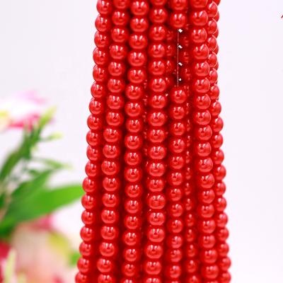 China Wholesale Modern 4/6/8/10/12mm Glass Bead Beads Mixed Color Loose Bead Beads For Necklace Bracelet DIY Jewelry Making for sale