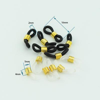 중국 Viable Glasses Chain Silicone Non-slip Rubber Ring DIY Beaded Glasses Rings Hot Selling Jewelry Accessories 판매용