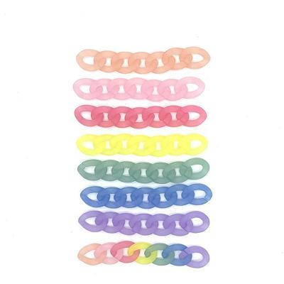 중국 DIY Matte Colorful Jelly Button Earrings Acrylic Transparent Frosted Plastic Hairpin Hairpin Jewelry Accessories Chain Earrings Necklaces Bracelets Jewelry Accessories 판매용