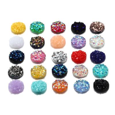 China Resin modern wholesale lucite cabochons fashion rhinestone flat back stickers jewelry accessories for sale