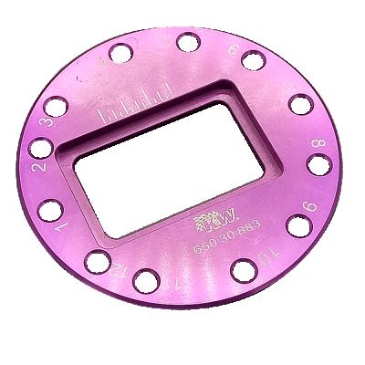 China Precision Aluminum Flange Die Casting OEM Customized Machining Aluminum Parts For Automobile for sale