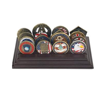 China Exquisite High End Quality Mobile Countertop Keepsake Coin Holder Movable Storage Rack Viable for sale