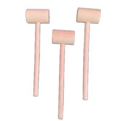 China Eco-friendly New Products Nature Wooden Mallet Hammer For Shellfish Seafood for sale