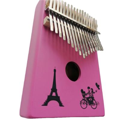 China Portable Musical Instrument New Product Natural Wooden Kalimba Songbook Christmas For Home for sale