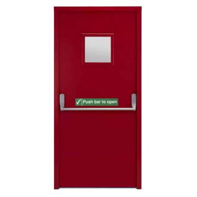 China Modern Building Project Internal Certifire 20 Minute Fire Rated Door With Glass for sale