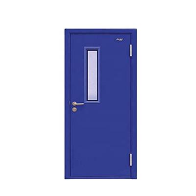 China Modern stainless steeldoor fire rated with glass integrated electric door closer for fire door for sale