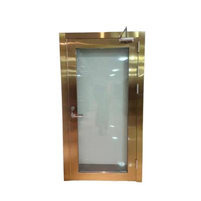 China Modern Manufacture Professional Cheap Fire-Rated Aluminum Sight Glass Doors for sale