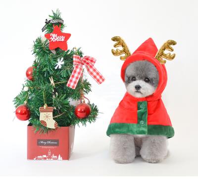 China JXANRY Stocked Christmas Cute Dog Pet Change Suit Warm Autumn Winter Clothes Dog Winter Clothes for sale