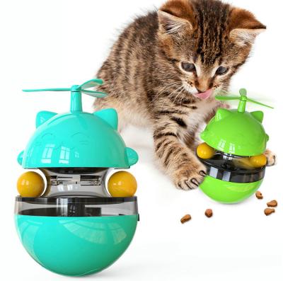 China Stocked Tumbler Toy Leaky Food Ball Tickle Cat Stick Amuse Toys Hobby Turntable from JXANRY Cat Diversion Toy Manufacturers Cat for sale