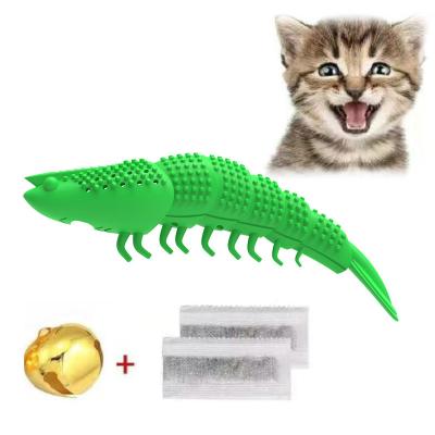 China JXANRY Stocked New Desgin Attract Cat Take A Lighter Cat Toy Pet Grooming Stick Cleaner Cat Toy Pet Supplies Gnaw Teeth Toothbrush for sale