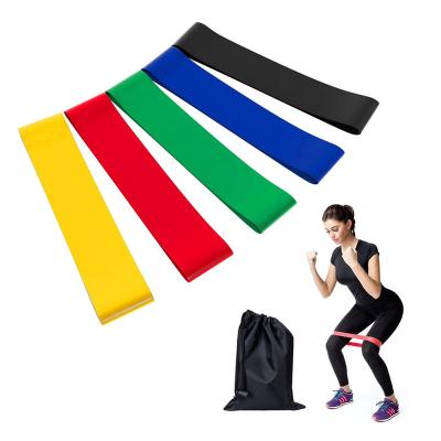 China Best Selling Exercise Band Amazon Latex 5 Levels Wholesale Yoga Loop Resistance Rubber Band for sale