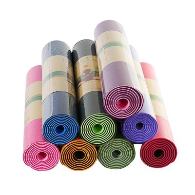 China Eco-friendly Anti SlipWear-Resistant Tape Material Non Textured Non Slip Tape Outdoor Yoga Mat 6mm for sale