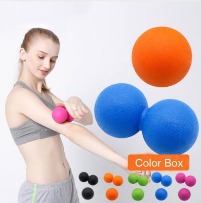 China Fitness Rehabilitation Therapy Massage Ball Comfortable Gym Ball High Density Lacrosse Ball for sale