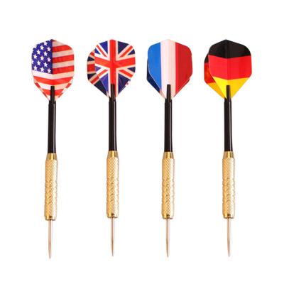 China Copperize Barrel Needle Darts Steel Tip Darts 18 Grams with Aluminum Shafts and 5 Style Flights for sale