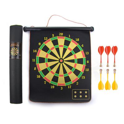 China interior & Custom Portable Outdoor Sports Indoor Sports Safety Hanging Magnetic Dart Board with 8 Flights for sale