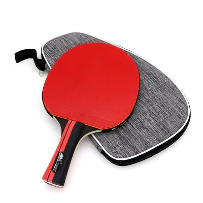 China Full In Current International Standard 7 Layers Carbon Wood Racket Ping Pong Paddle Table Tennis Training Bat With 2mm Rubber Sponge for sale