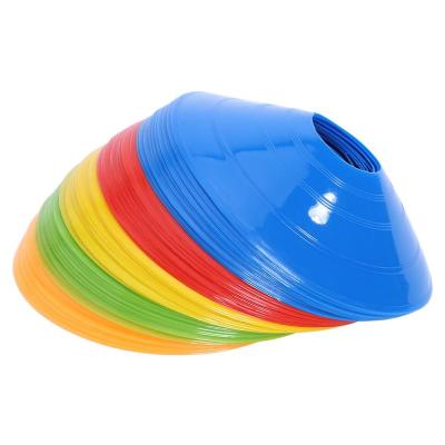 China Team Sporting Games Soft Plastic Speed ​​Agility Training Flexible Space Marker Cones for sale