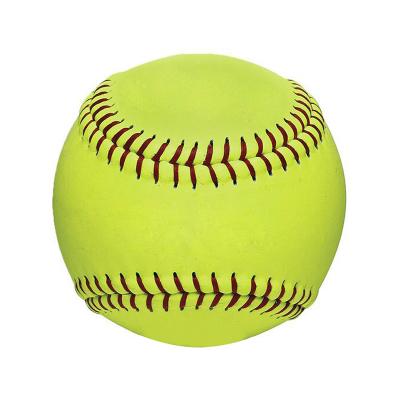 China Wholesale PVC Baseball Balls 12 Inch Yellow Leather PVC Baseball For Promotion for sale