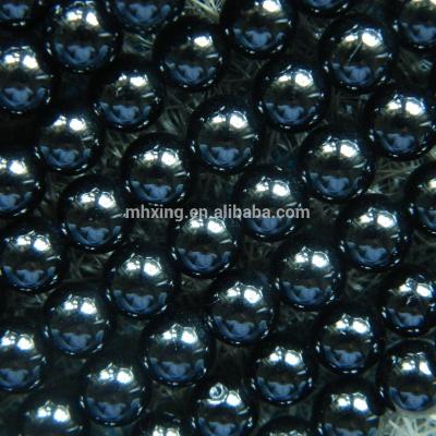 China None Sells Loose Wholesale 8mm Natural Mineral Black Semi-precious Stone Spinel Gemstone Beads For Jewelry Making Bracelet for sale