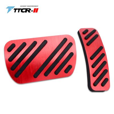 China Aluminum Alloy Car Accelerator Brake No Drill Performance Car Rest Pedal Brake And Accelerator Non-slip Cover Set For ROEWE RX8 for sale