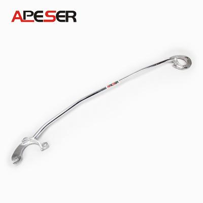 China High Quality Aluminum Alloy APESER Custom Logo OEM Silver Upper Brace Brace Tie Rod For Honda Elysion 2016 for sale