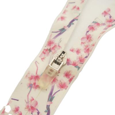 China Viable Fancy Colorful Waterproof Zipper No.5 60 70 80cm Zipper for sale