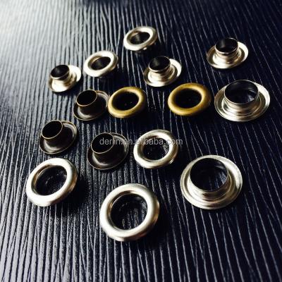 China Garment Nickel Free Brass Nickel Free Metal Gunmetal Silver Gold Round Eyelet for sale