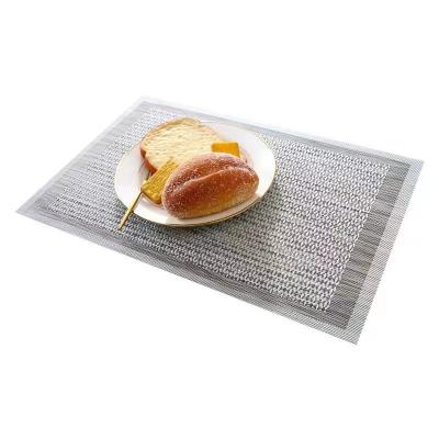 China Non-Slip Insulation Sustainable Custom Eco-Friendly Woven PVC Place Mat Table Washable Mat for sale