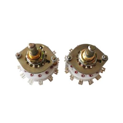 China New engineering plastic/metal list 32mm electrical rotary switch ceramic ceramic safe for sale