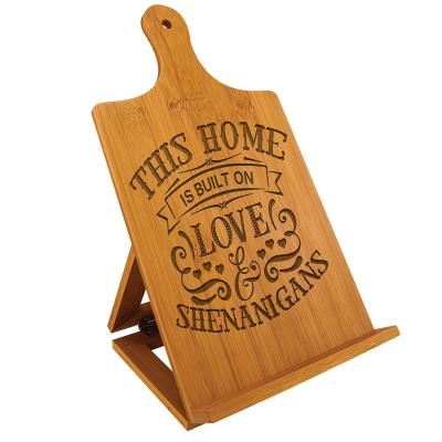 China New Modern Trend Wood Table Menu Holder With Clip And Sign Holder Stand Wood Clipboard for sale