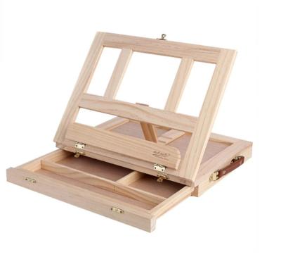 China Kids Portable Sketch Artist Supplies Art Painting Frame Easel Table Wooden Painting Easel for sale