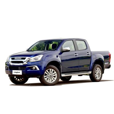 China leather cheap price best sale pickup truck ISUZU Lingtuo gasoline 2.0T 8AT petrol used car for spot made in china for sale