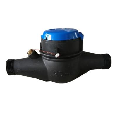 China Jet Dry Type Plastic Body Brass Multi 25mm Water Meter for sale