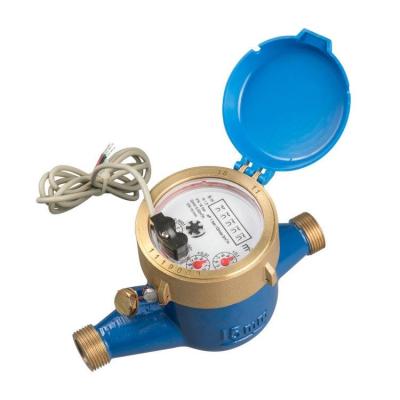 China Jet Dry Type Remote Reading Brass Multi Water Meter for sale