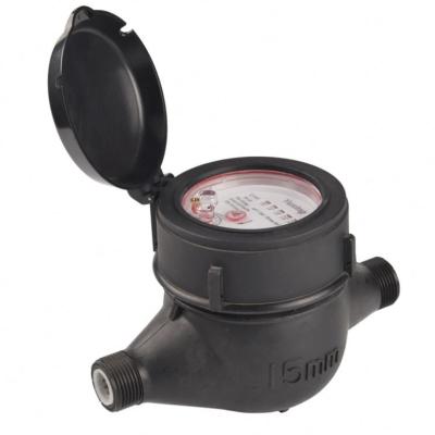 China Rotary DN15 Plastic Piston Plastic Body Volumetric Flow Meter for sale