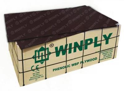 China Contraplacado Maritimo Film Faced Plywood 1250*2500*21mm Phenolic WBP Glue Poplar Hardwood Birch Core for sale