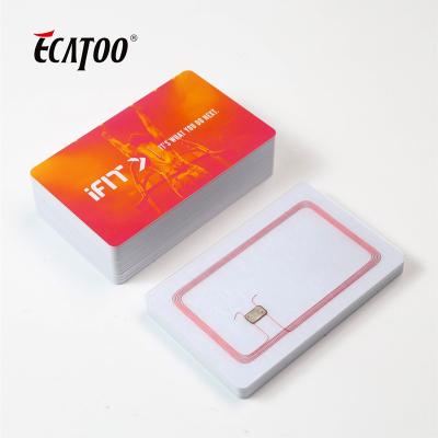 China Waterproof / Plastic PVC RFID Card Lock Key Card Plastic Smart Bank Card Waterproof ECATOO New Design for sale