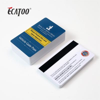 China Free Sample Blank Blank IC Card Hico Magnetic Stripe RFID Card Waterproof / Waterproof With Low MOQ for sale