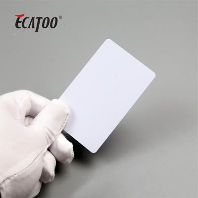 China Access Control System White F08 RFID Plastic Card For Door Access Control S50 13.56mhz for sale