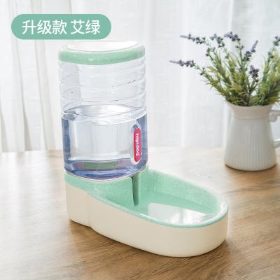 China Factory direct sale 3.8L automatic barrel large volume storage pet cat dog food feeder automatic water dispenser for sale