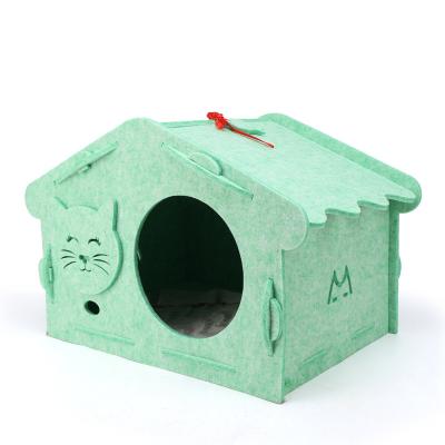 China Amazon Hot Sale Environmental Protection Cat Dog Pet Cages and Stored Portable Dismountable Material Houses and Furniture for sale