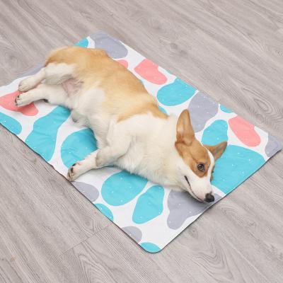 China Summer Sale Environmental Protection Pet Cooling Pad Warm Waterproof Durable Soft Dog Bed Stocked Cooling Mat For Sale for sale