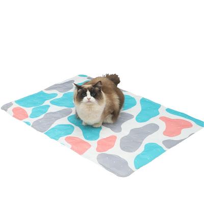 China Summer Sale Environmental Protection Pet Cooling Pad Durable Warm Waterproof Soft Dog Bed Cooling Mat For Sale for sale