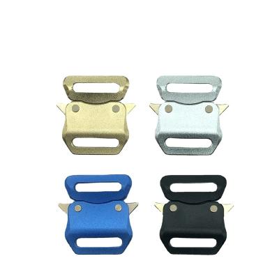 China Fast Release 20Mm Side Buckle Metal Quick Release Buckle Version Aluminum Buckle for sale