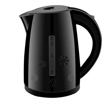 China 360 Degree Rotation PP Base Hot Sales Black Materials Home Use 1.8L Electric Kettle for sale